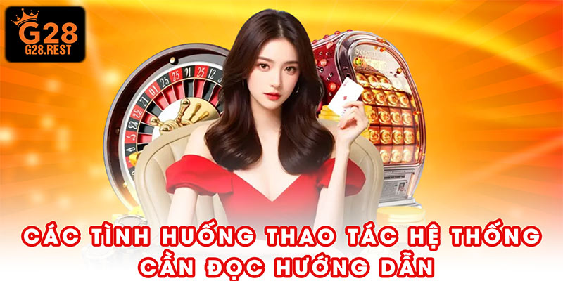 Các tình huống thao tác hệ thống cần đọc hướng dẫn cụ thể