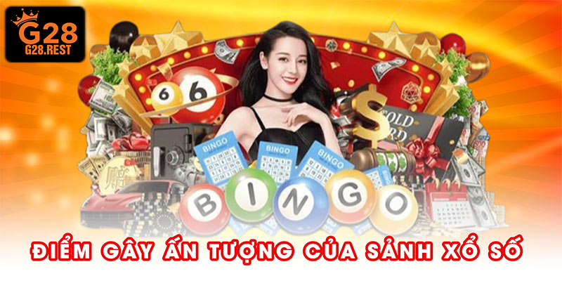 Điểm gây ấn tượng của sảnh xổ số