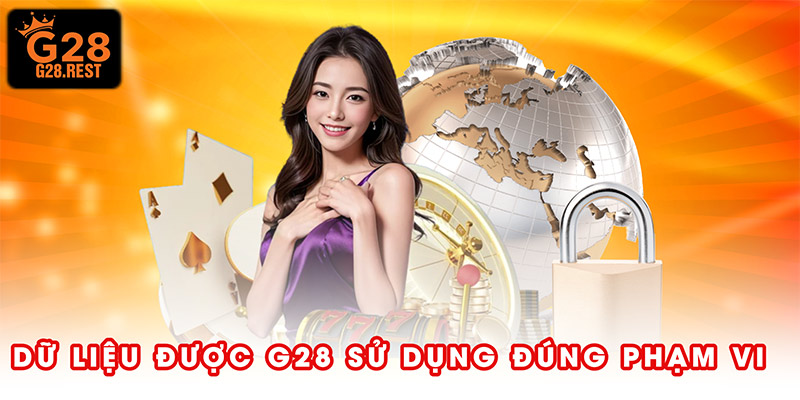 Dữ liệu được G28 sử dụng đúng phạm vi