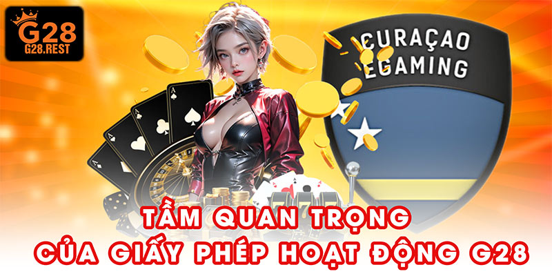 Tầm quan trọng của giấy phép hoạt động G28
