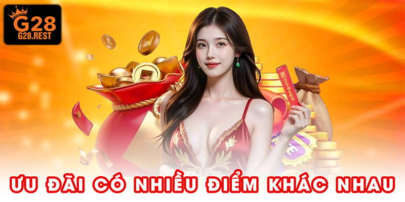 Các ưu đãi cũng có nhiều điểm khác nhau